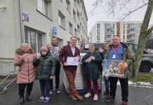 Mikołaj w ciężarówce dobra