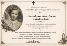 Zmarła śp. Stanisława Wierzbicka