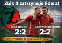 Rezerwy Żbika zatrzymują lidera