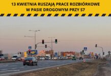 Rozbiórka ogrodzeń na budowie S7