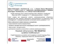 Zapewnienie cyberbezpieczeństwa w Zakładzie Wodociągów i Kanalizacji Sp. z o.o. w Nowym Dworze Mazowieckim