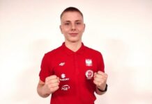 Oliwier Maj jedzie po medal do Trabzonu Oliwier Maj w koszulce reprezentacji Polski
