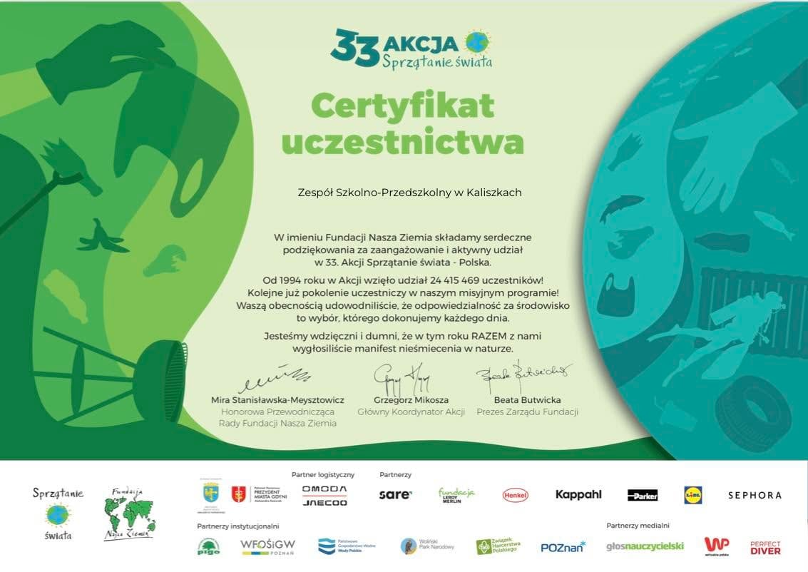 Przedszkolaki poznawały drzewa, szkoła ma certyfikat